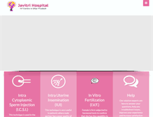 Tablet Screenshot of javitrihospital.co.in